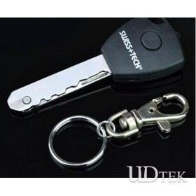 Swiss-Tech 5 in 1 mini multifunctional keychain knife with led UDTEK2020